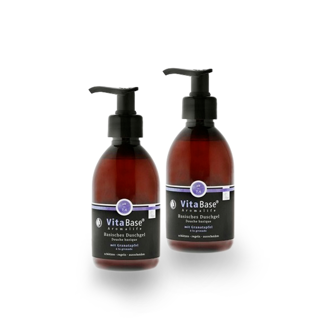 DUO VitaBase Basisches Duschgel, 2 × 250 ml