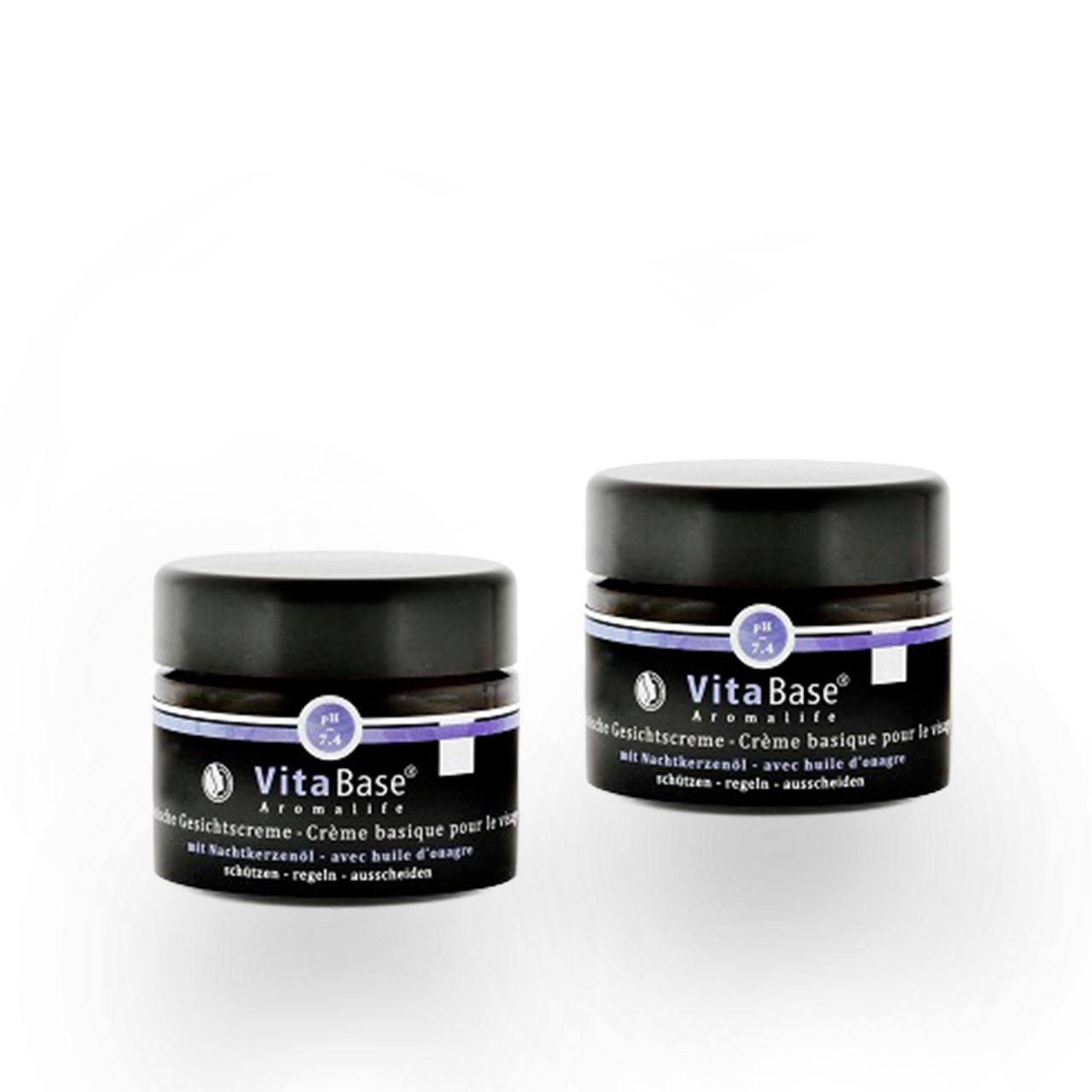 DUO VitaBase 24h Gesichtspflege mit Nachtkerzenöl, 2 × 50 ml