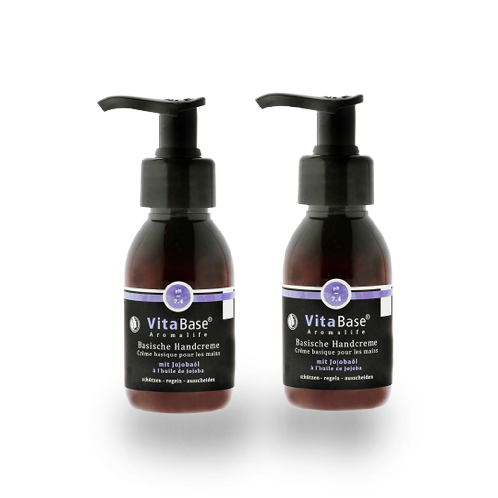 VitaBase Basische Handpflege mit Jojobaöl 100 ml – 2 Stück