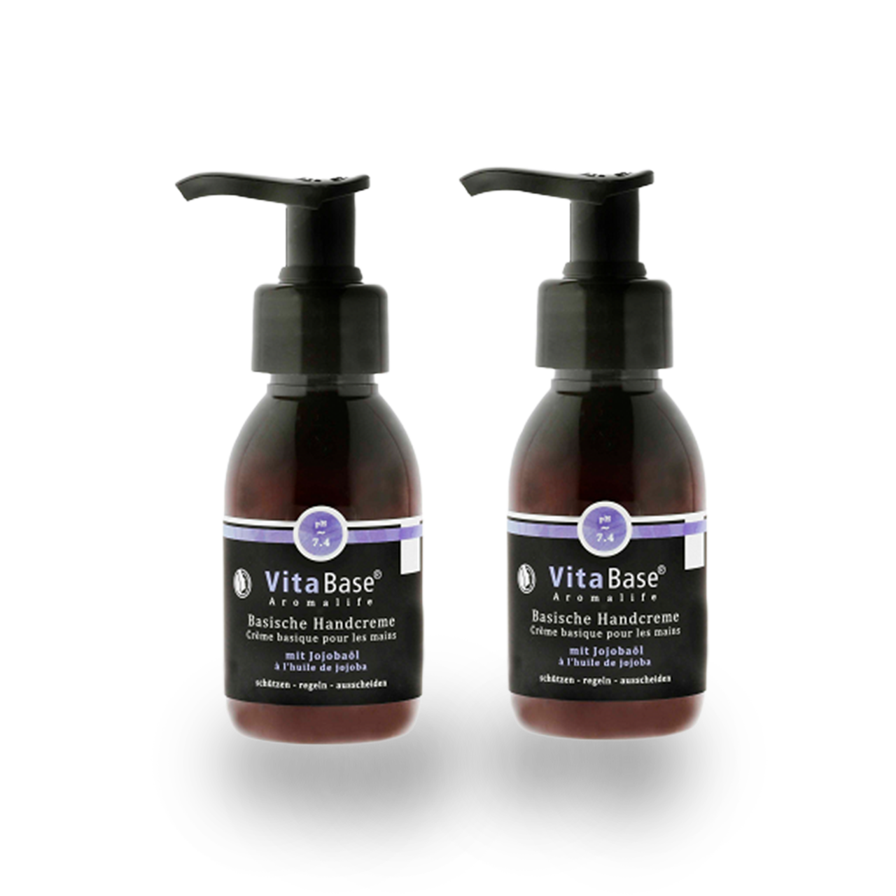 DUO VitaBase Basische Handpflege mit Jojobaöl, 2 × 100 ml