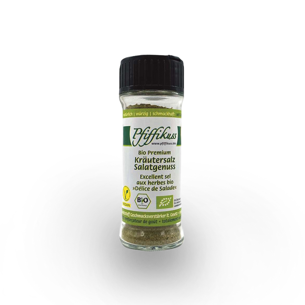 Pfiffikuss BIO Kräutersalz Salatgenuss, Streuglas 75 g