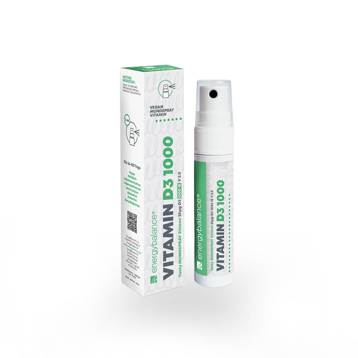 Vitamin D3 1000 Mundspray Tasty 25 µg, 185 Sprühstösse