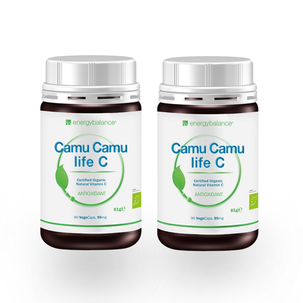 DUO BIO CamuCamu Life Vitamin C, 2 × 90 VegeCaps (6 Monate)