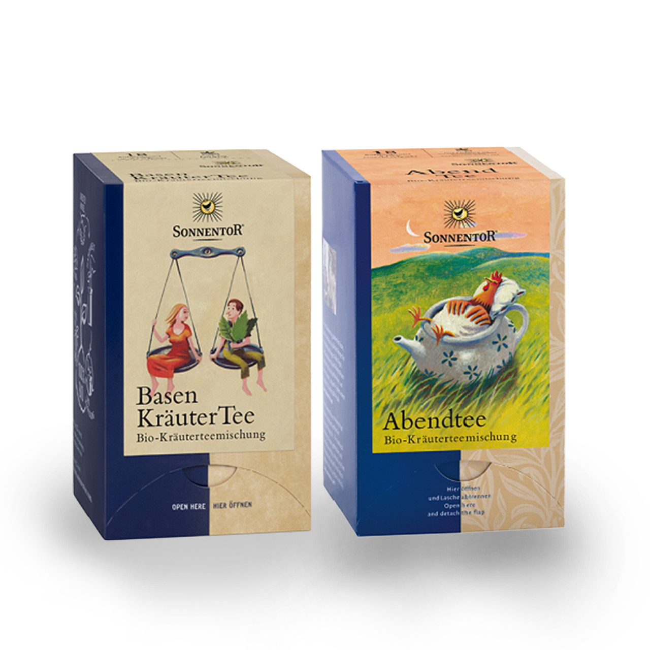 DUO Sonnentor BIO Basen-Kräutertee + Basen-Abendtee