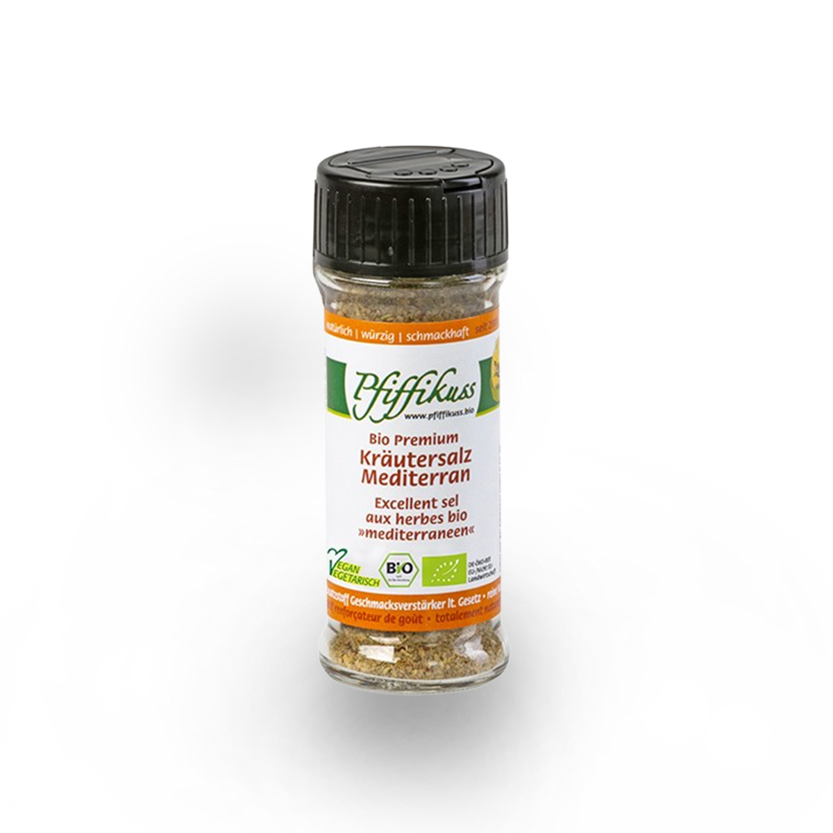 Pfiffikuss BIO Kräutersalz mediterran, Streuglas 75 g