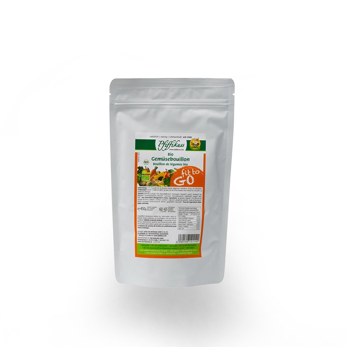 Pfiffikuss BIO Gemüse-Bouillon Fit to go, 450 g Nachfüller