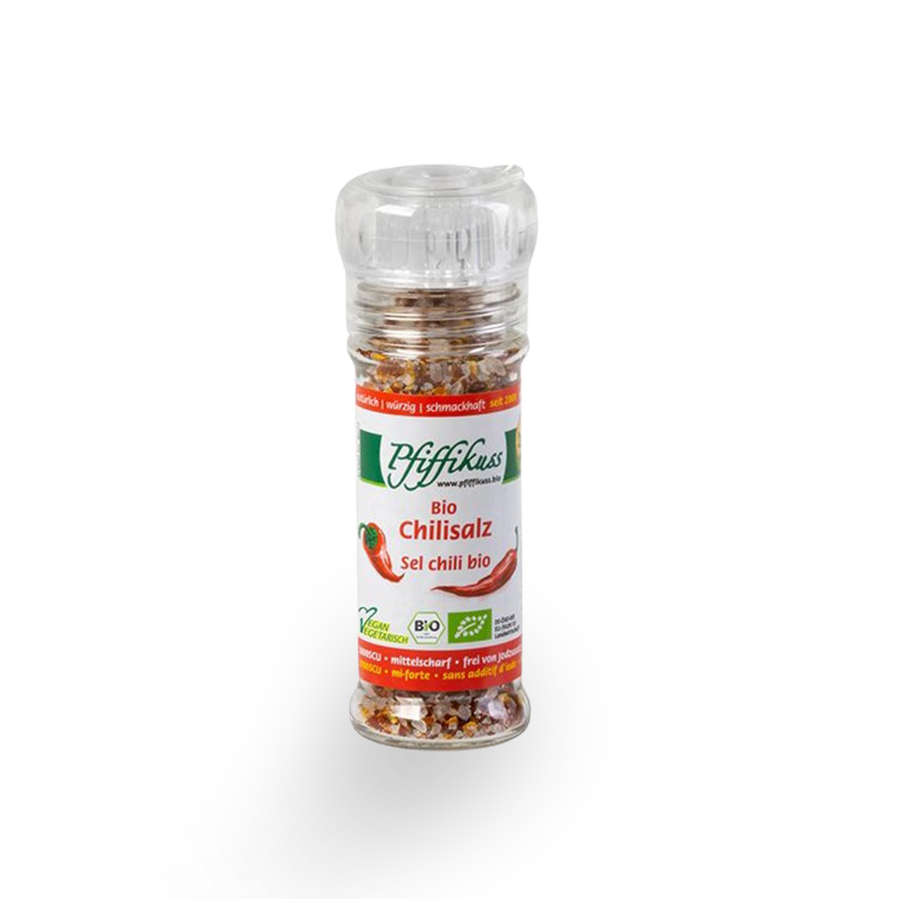 Pfiffikuss BIO Chili-Salz, Mühle 75 g