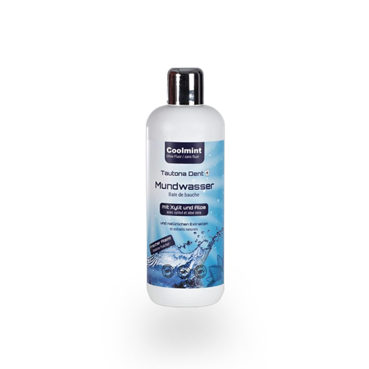 Tautona-Dent Mundwasser Coolmint ohne Fluorid, 500 ml