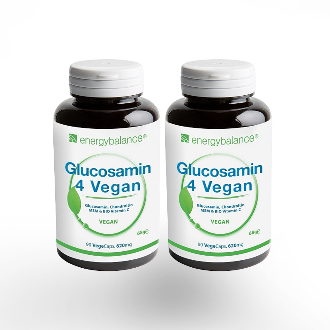 DUO Gelenk-Food Glucosamin 4 Vegan 620 mg, 2 × 90 VegeCaps