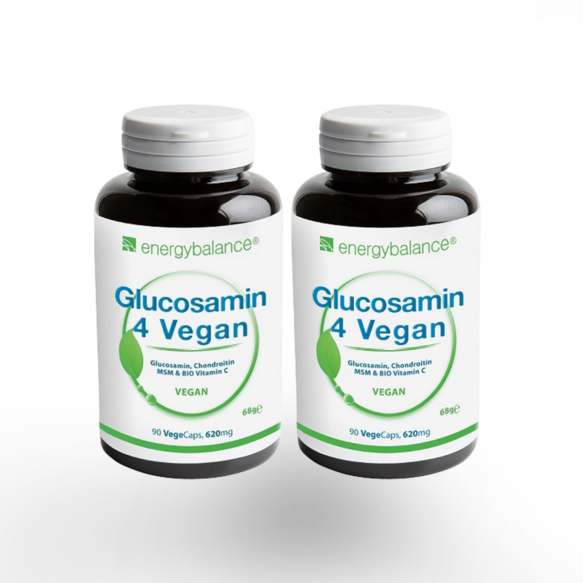 Gelenk-Food Glucosamin 4 Vegan 620 mg, 90 VegeCaps – 2 Stück