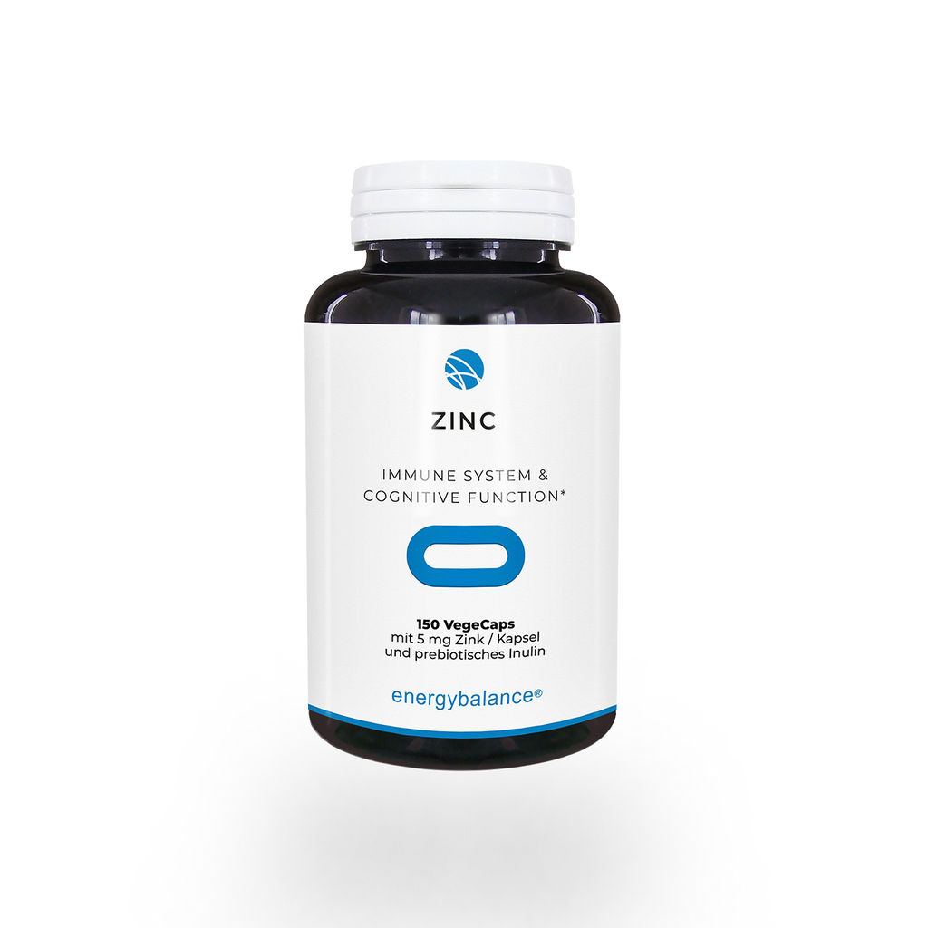 Zink Active Citrat 5 mg mit Inulin, 150 VegeCaps