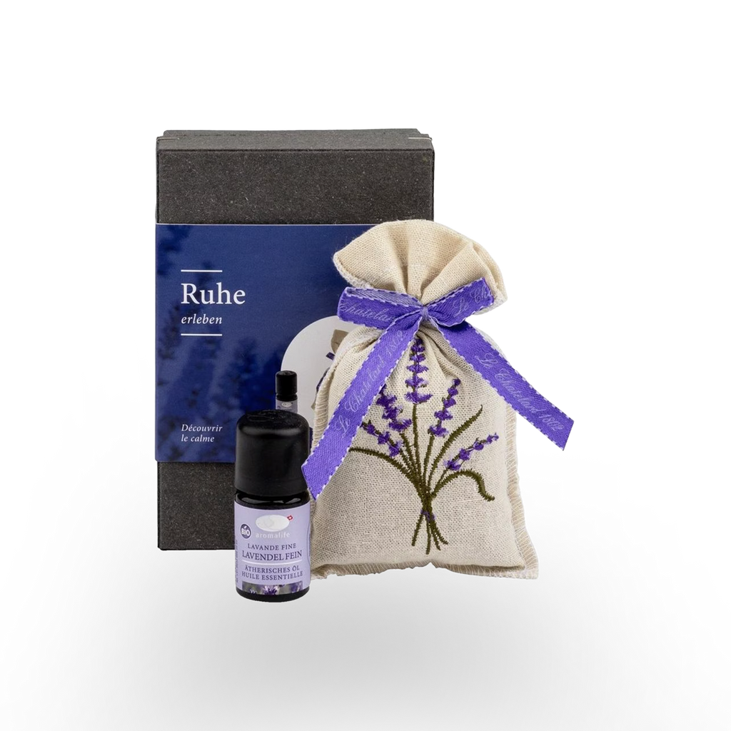 Aromalife Lavendel-Geschenkset (Lavendelsäckli + ätherisches Öl)