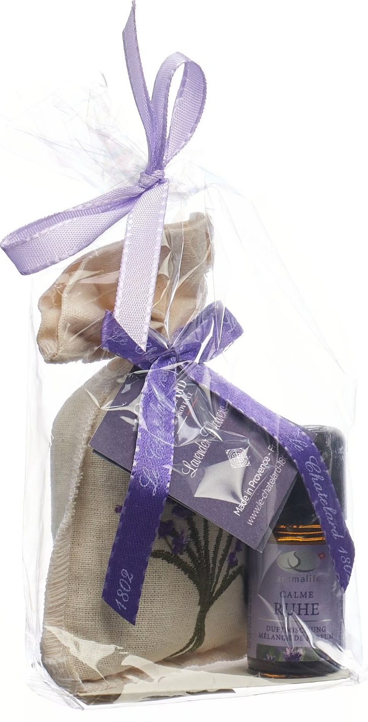 Aromalife Lavendel Geschenkset Lavendelsäckli und ätherisches Öl
