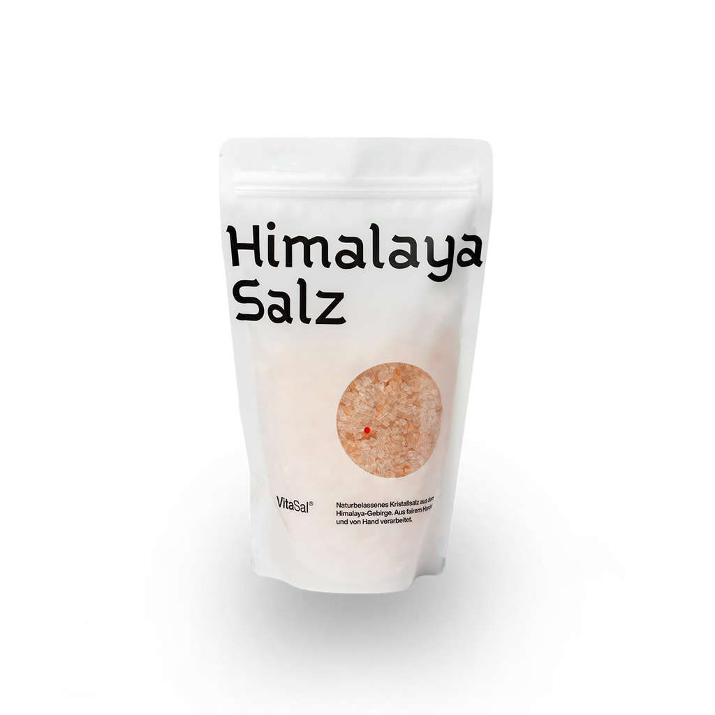 Himalaya Kristallsalz grob 400 g, Nachfüllbeutel für Mühle