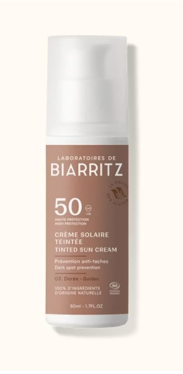 Laboratoires de Biarritz Getönte Sonnencreme Beige LSF 50, 50 ml