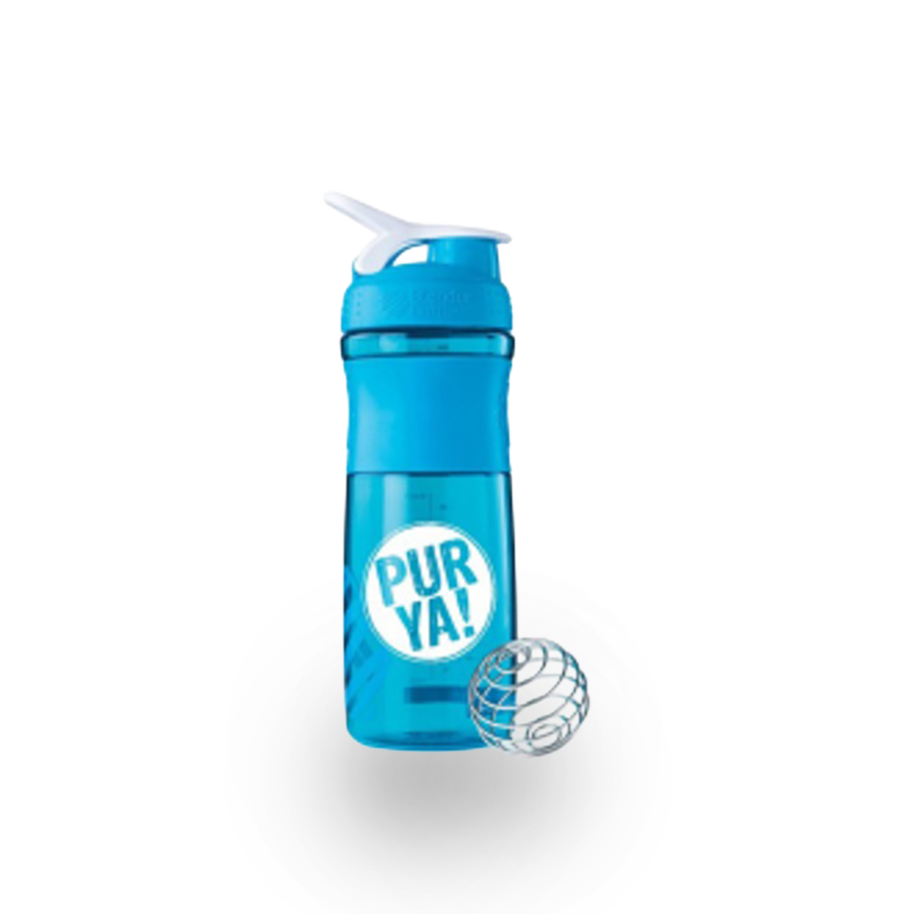 Purya Blender Bottle Sportmixer 800 ml, blau