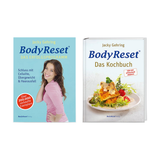BodyReset Erfolgsprogramm und Kochbuch als PDF – beide Buchcover