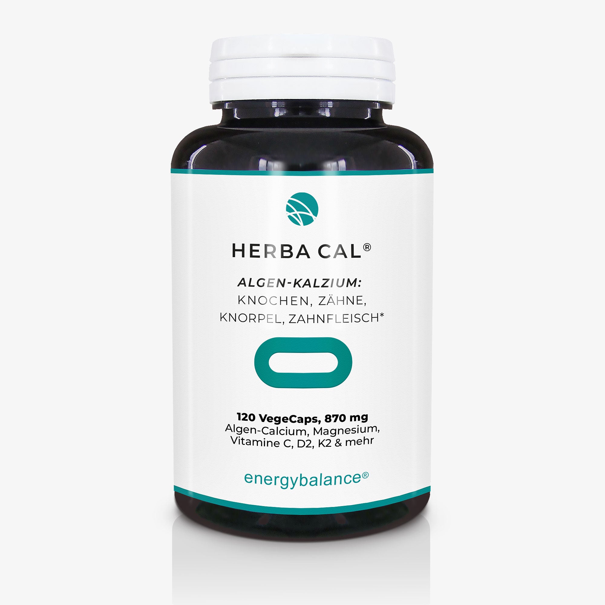 HerbaCal Algen Calcium 120 VegeCaps