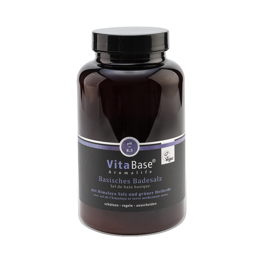 VitaBase Basisches Badesalz, 500 g – einzeln im Set enthalten