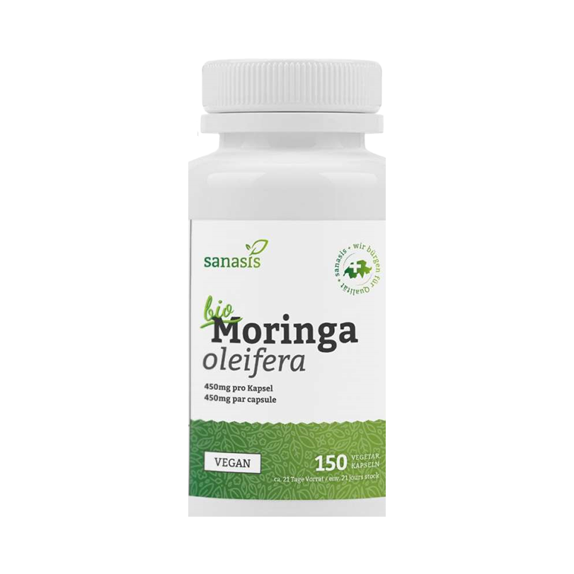 Sanasis BIO Moringa, 150 VegeCaps – einzeln im Set enthalten