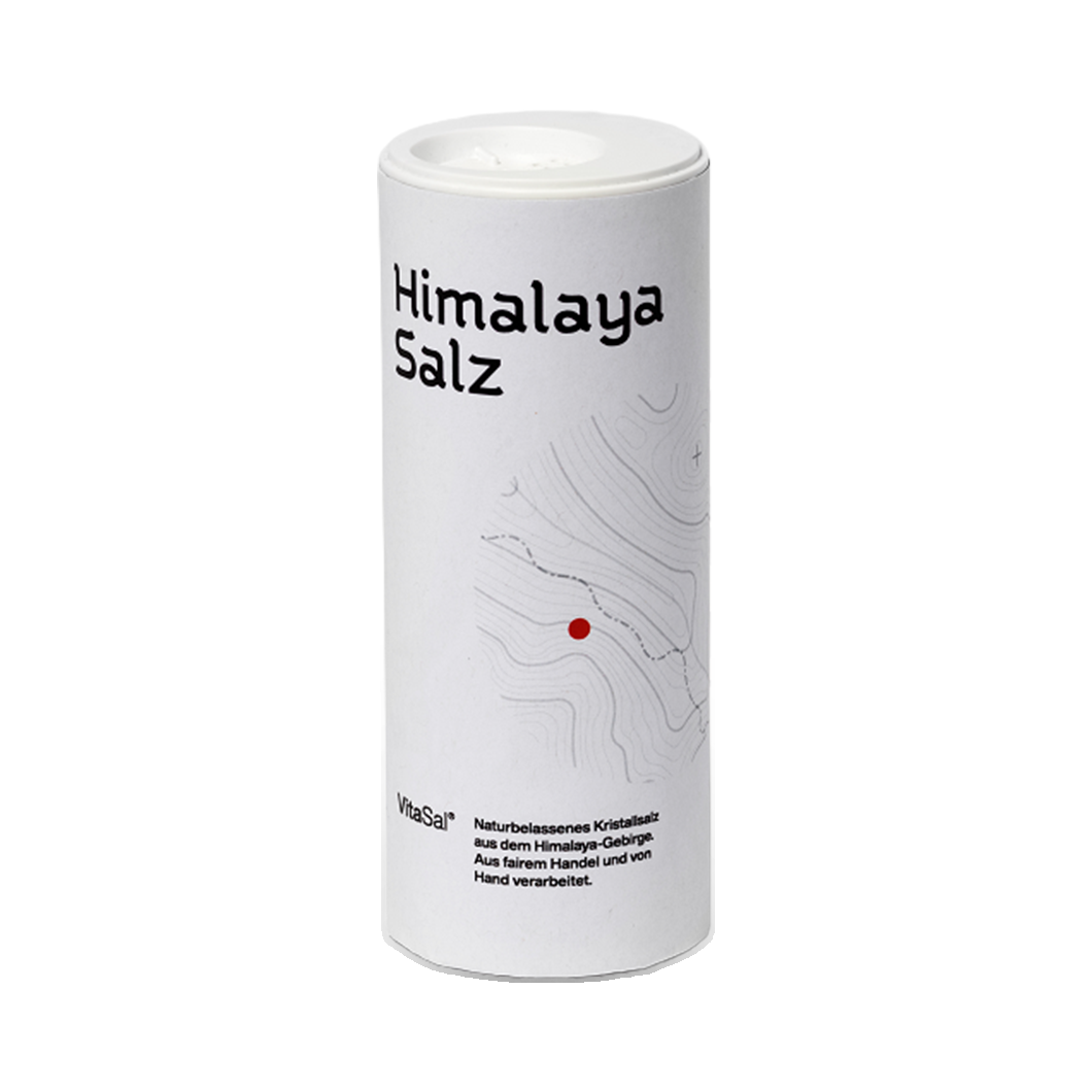 Himalaya-Kristallsalz fein, 250 g Streudose – einzeln im Set enthalten