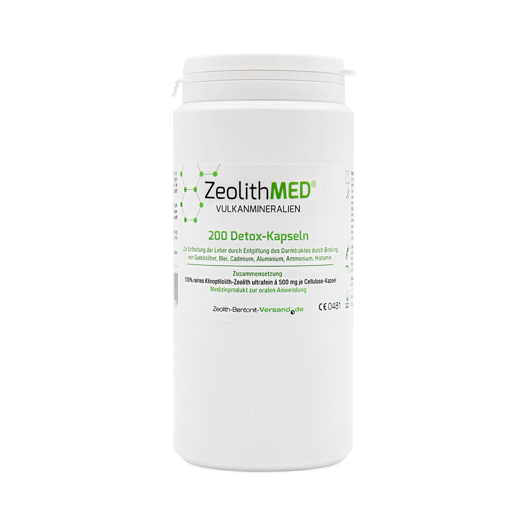ZeolithMED Detox, 200 VegeCaps – einzeln im Set enthalten
