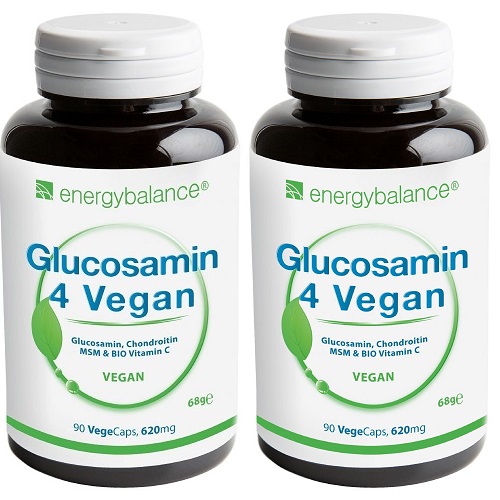 DUO Gelenk-Food Glucosamin 4 Vegan 620mg, 2 x 90 VegeCaps mit Preisvorteil!